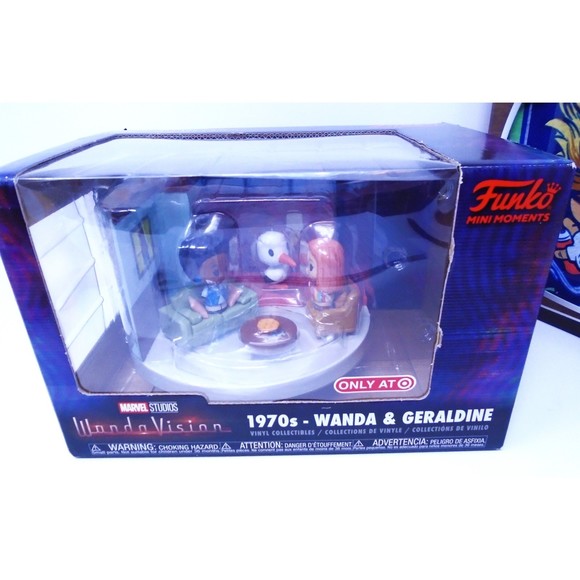 New Funko Pop Wanda & Geraldine Mini Moments/Wanda Vison T-Shirt Large "Pietro" - Picture 3 of 12